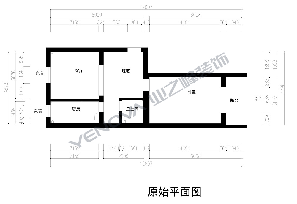 裝修案例 | 60平老房改造，舒適明亮打造屬于父母的養老房