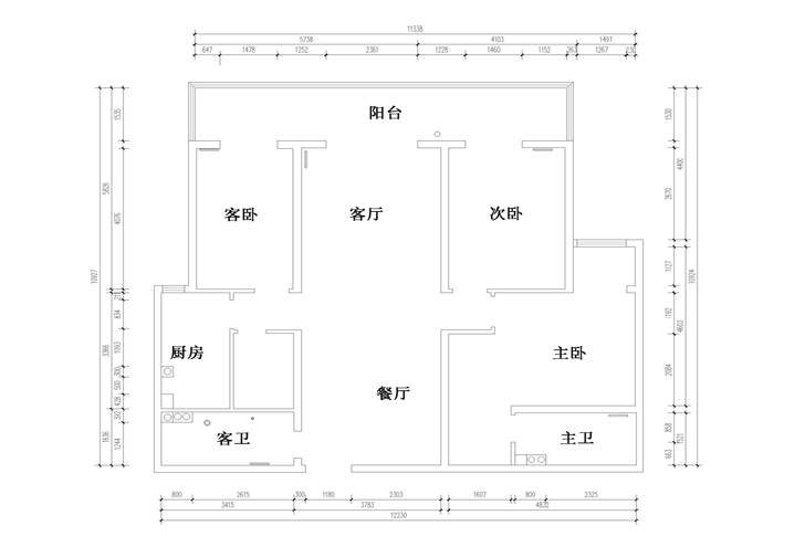 原始平面圖