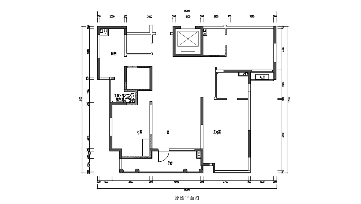 原始平面圖