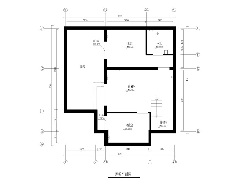 地下一層原始平面圖