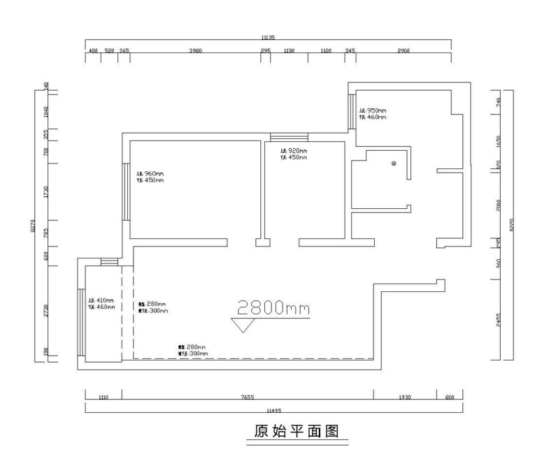 原始平面圖