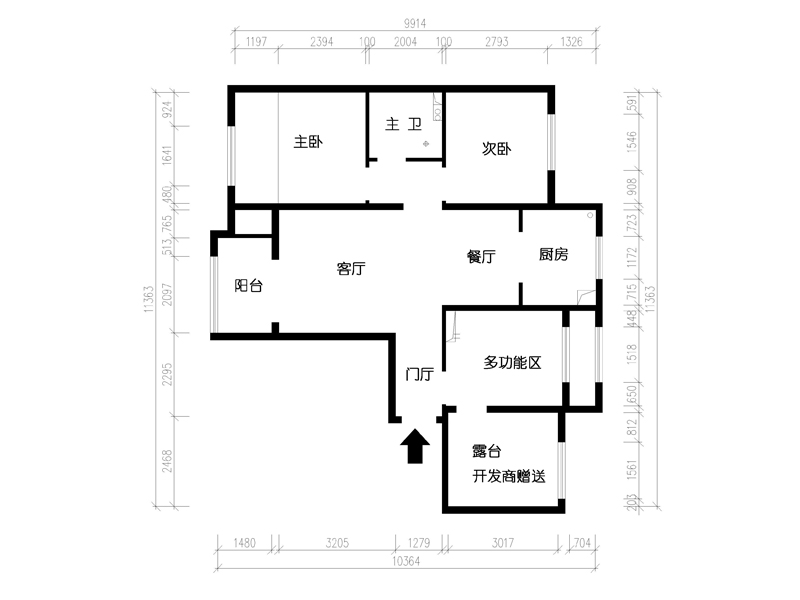 原始平面圖