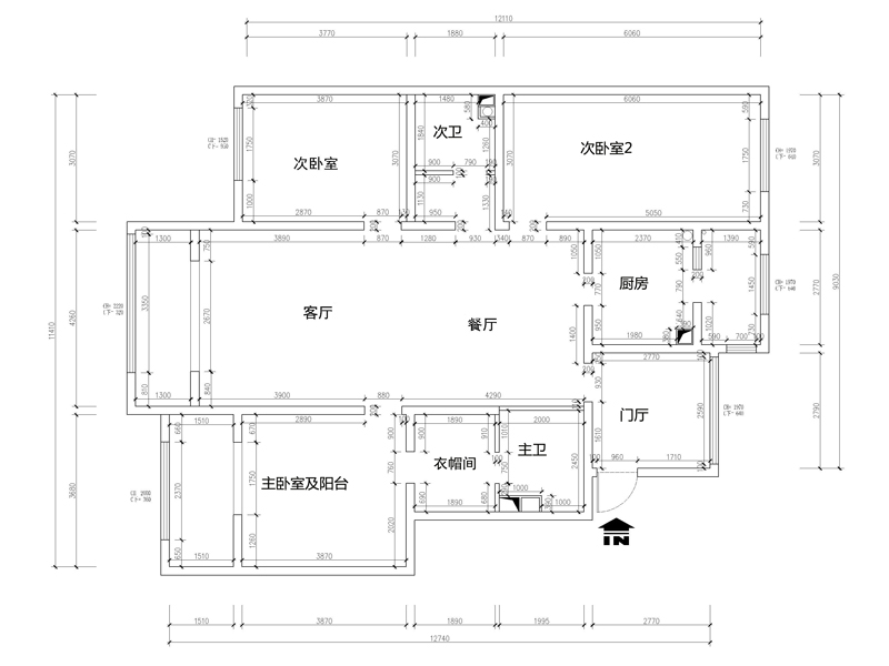 原始平面圖