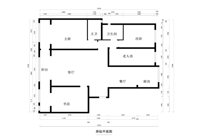 原始平面圖