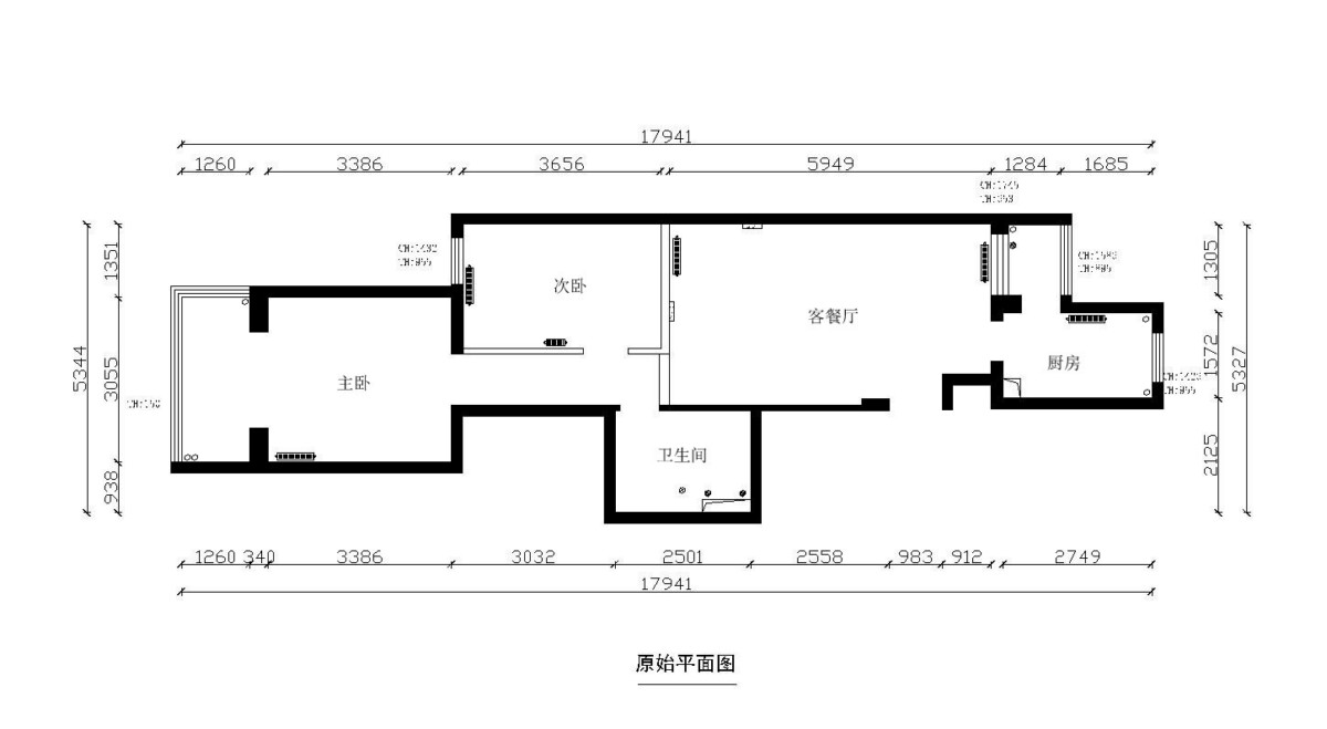 原始平面圖