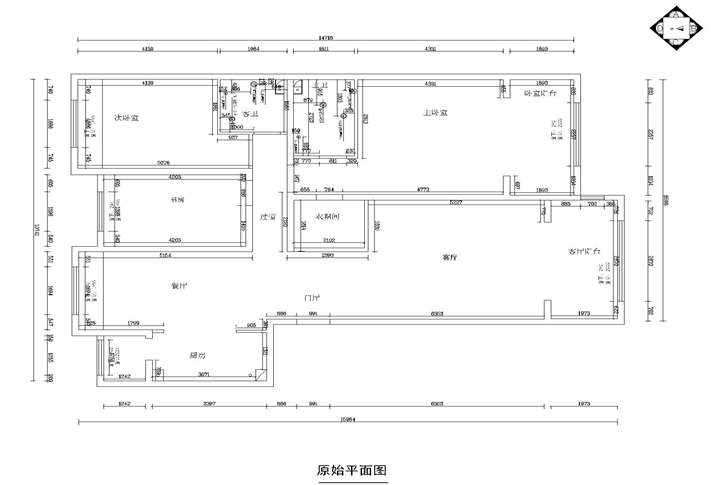 原始平面圖