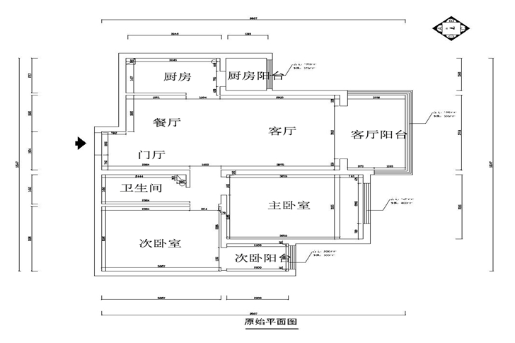 原始平面圖