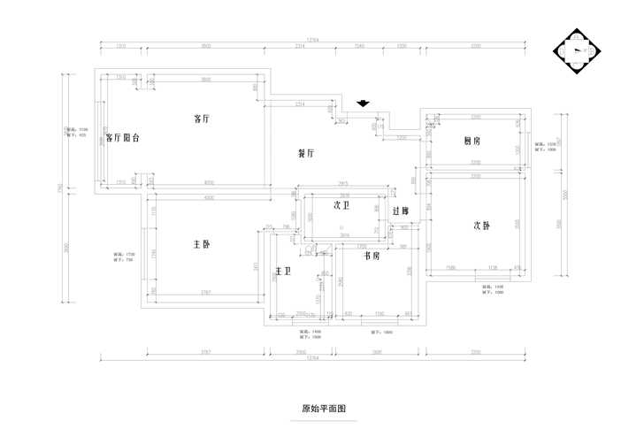 原始平面圖