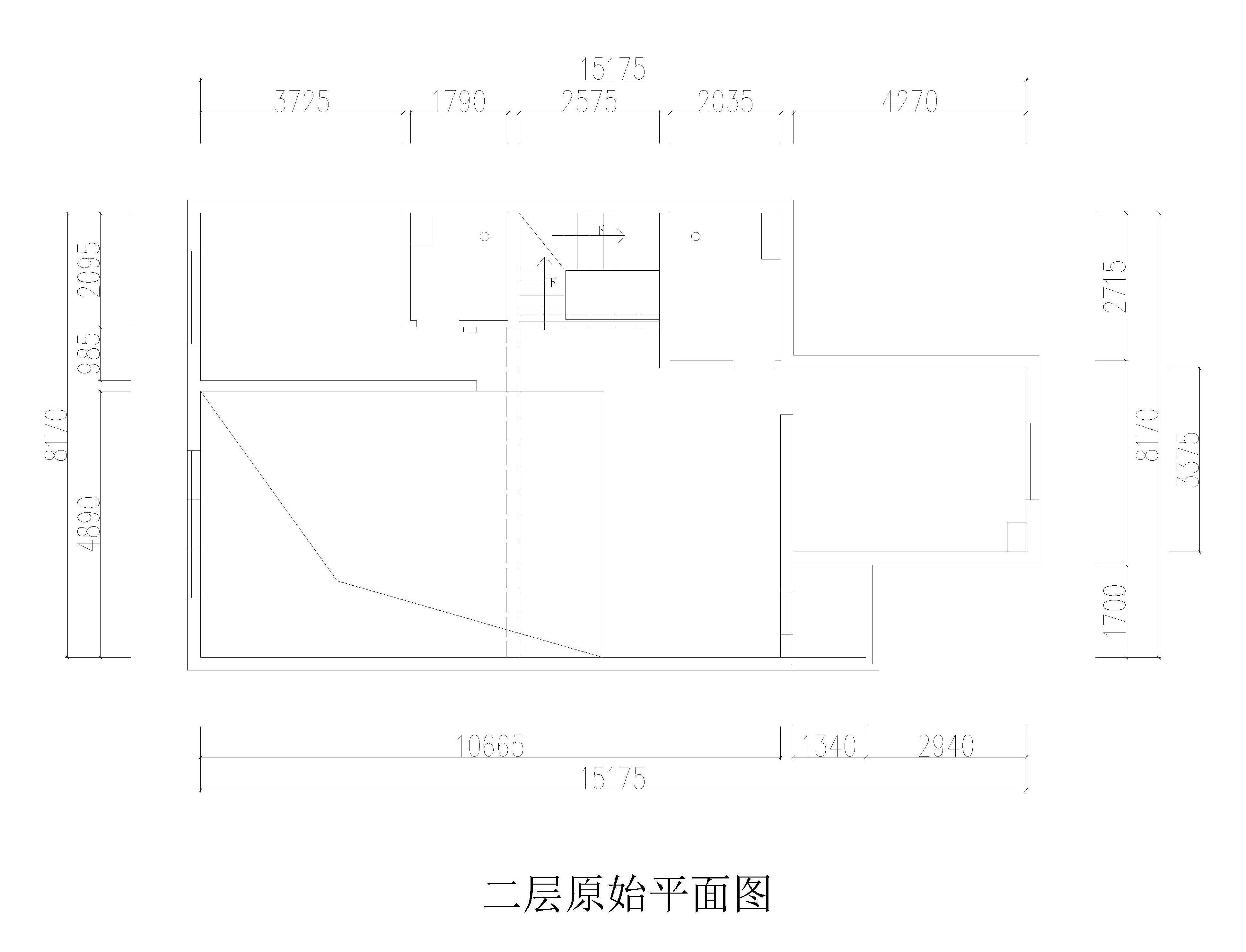 二層原始平面圖