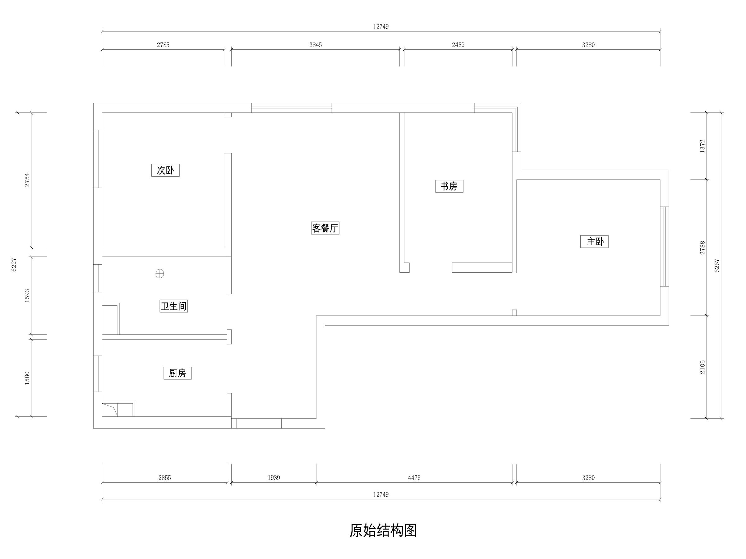 原始平面圖