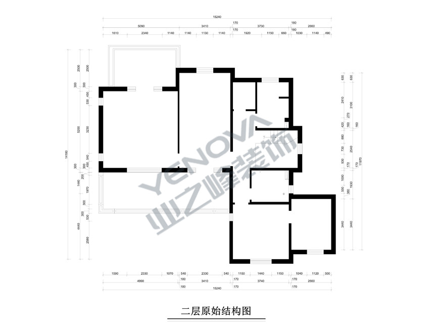 二層原始戶型圖