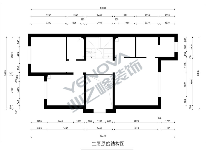 二層原始戶型圖