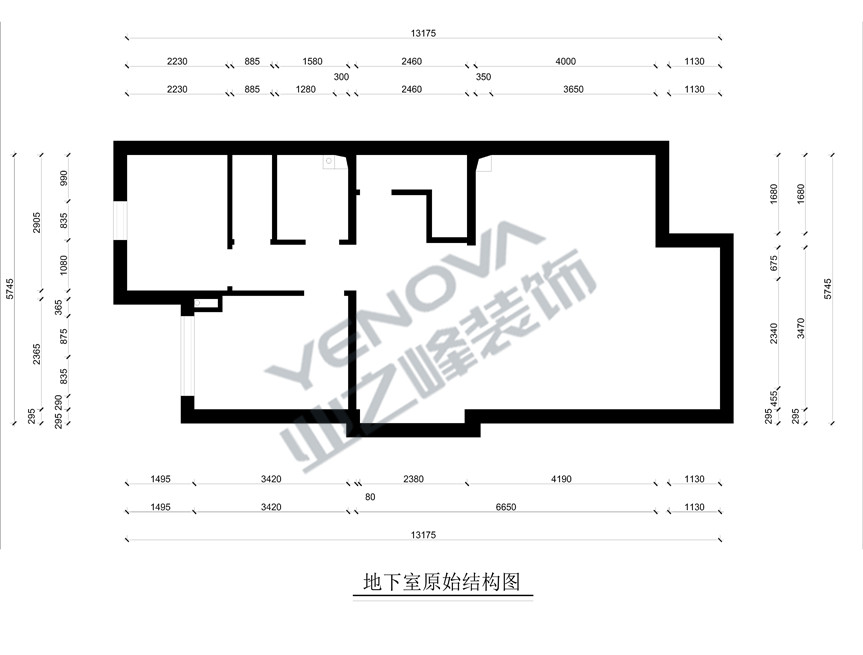 地下原始戶型圖