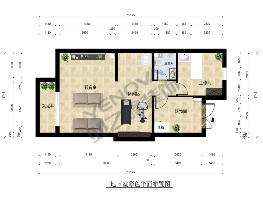 地下平面布置圖