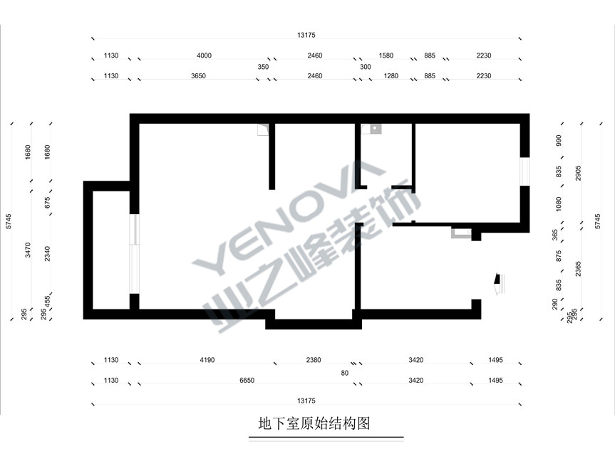 地下原始戶型圖