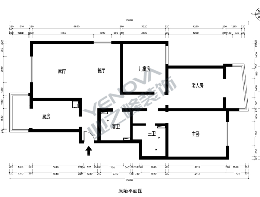 原始平面圖