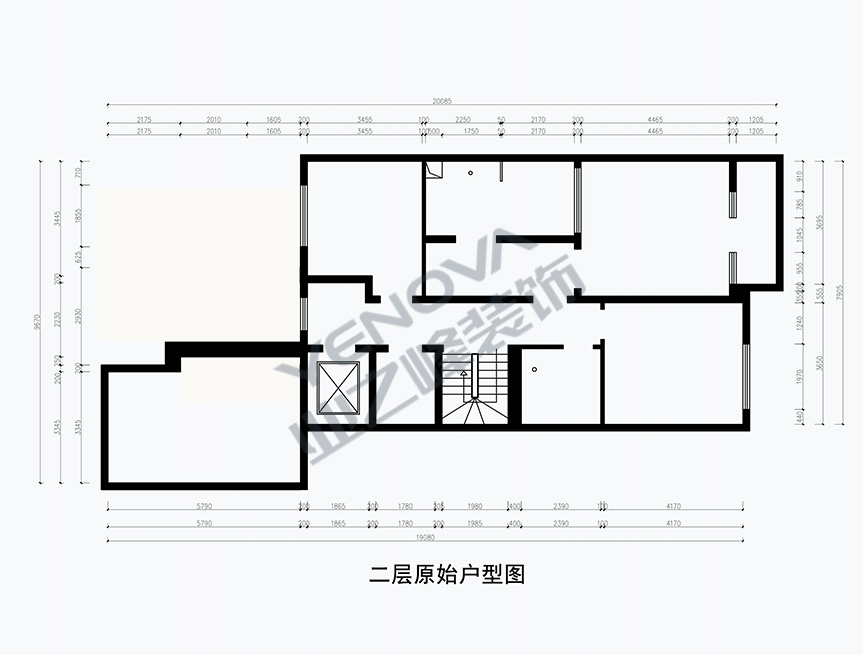 二層原始平面圖