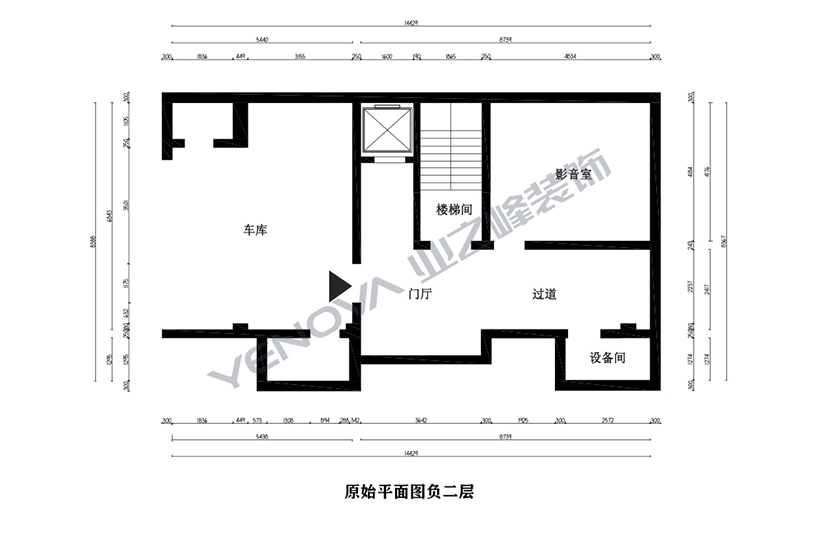 地下二原始平面圖