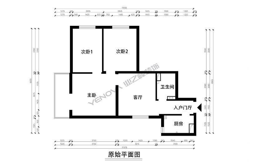 原始平面圖