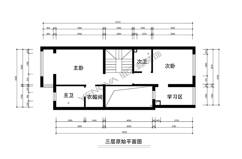 二層原始平面圖