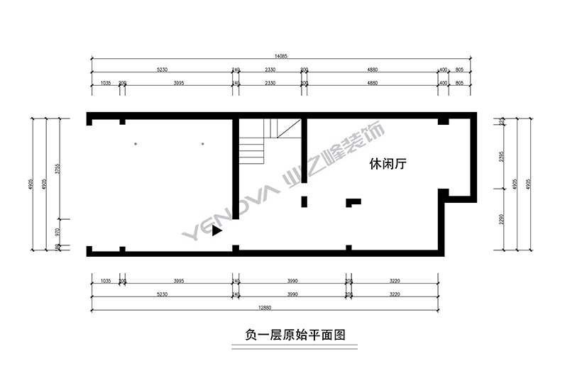 負(fù)一層原始平面圖