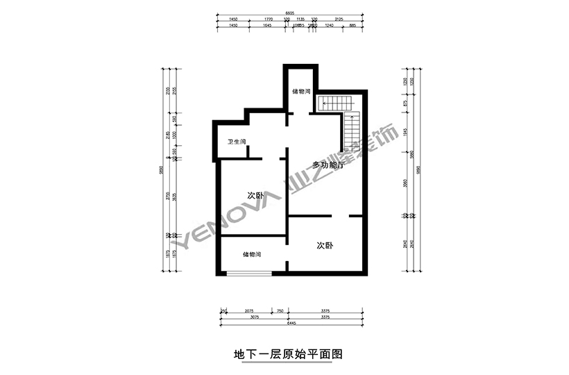 地下一層原始平面圖