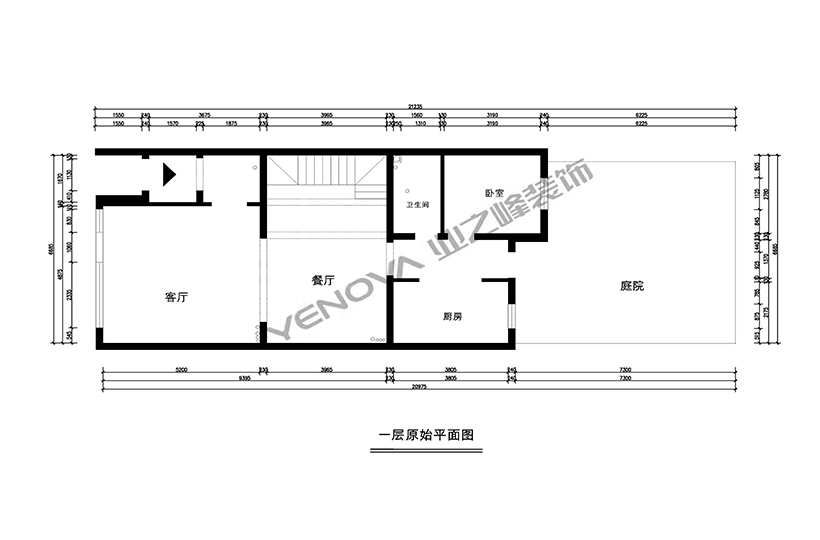 一層原始平面圖