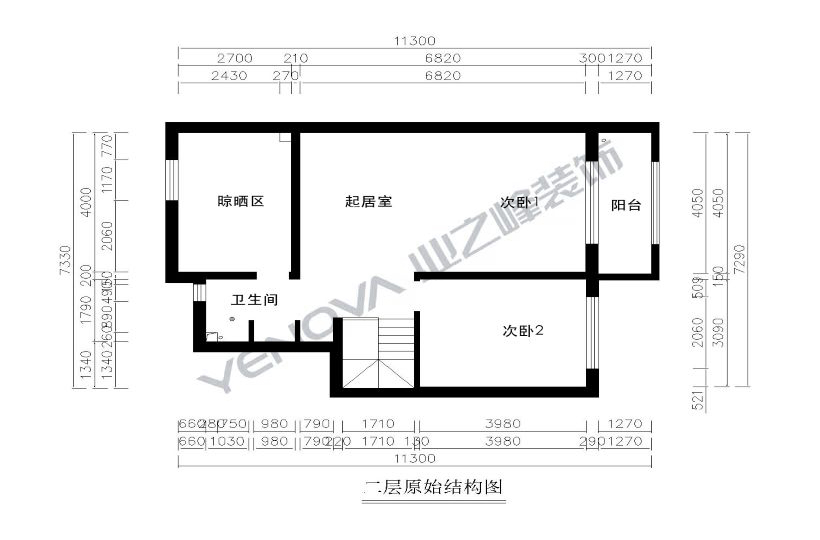 二層原始結構圖