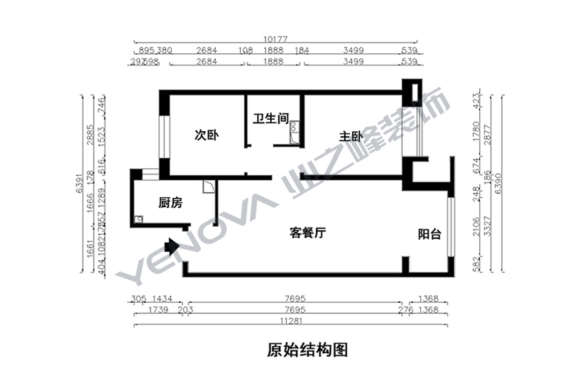 原始平面圖