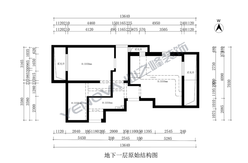 負一層結構圖