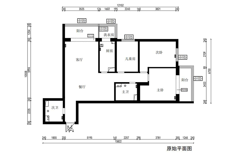 原始平面圖