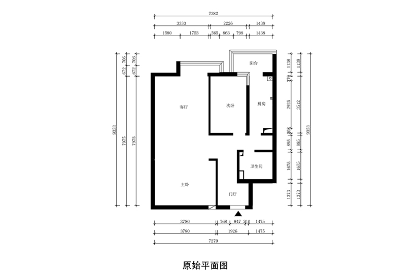 原始平面圖