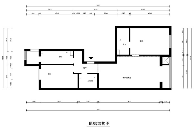 原始平面圖