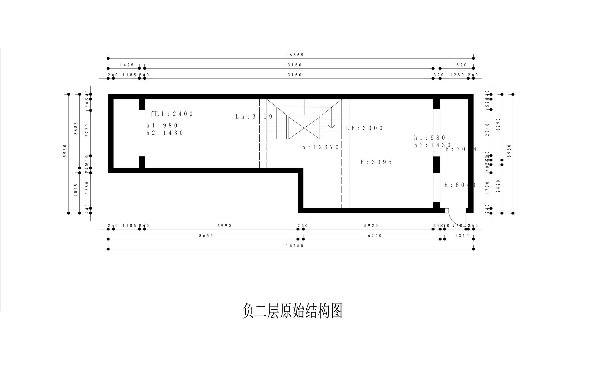 負二層結構圖