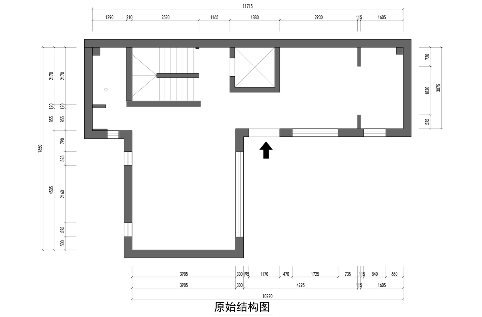 一層原始結構圖