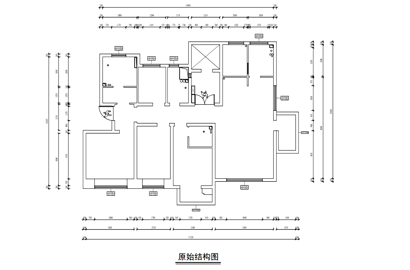 原始結(jié)構(gòu)圖