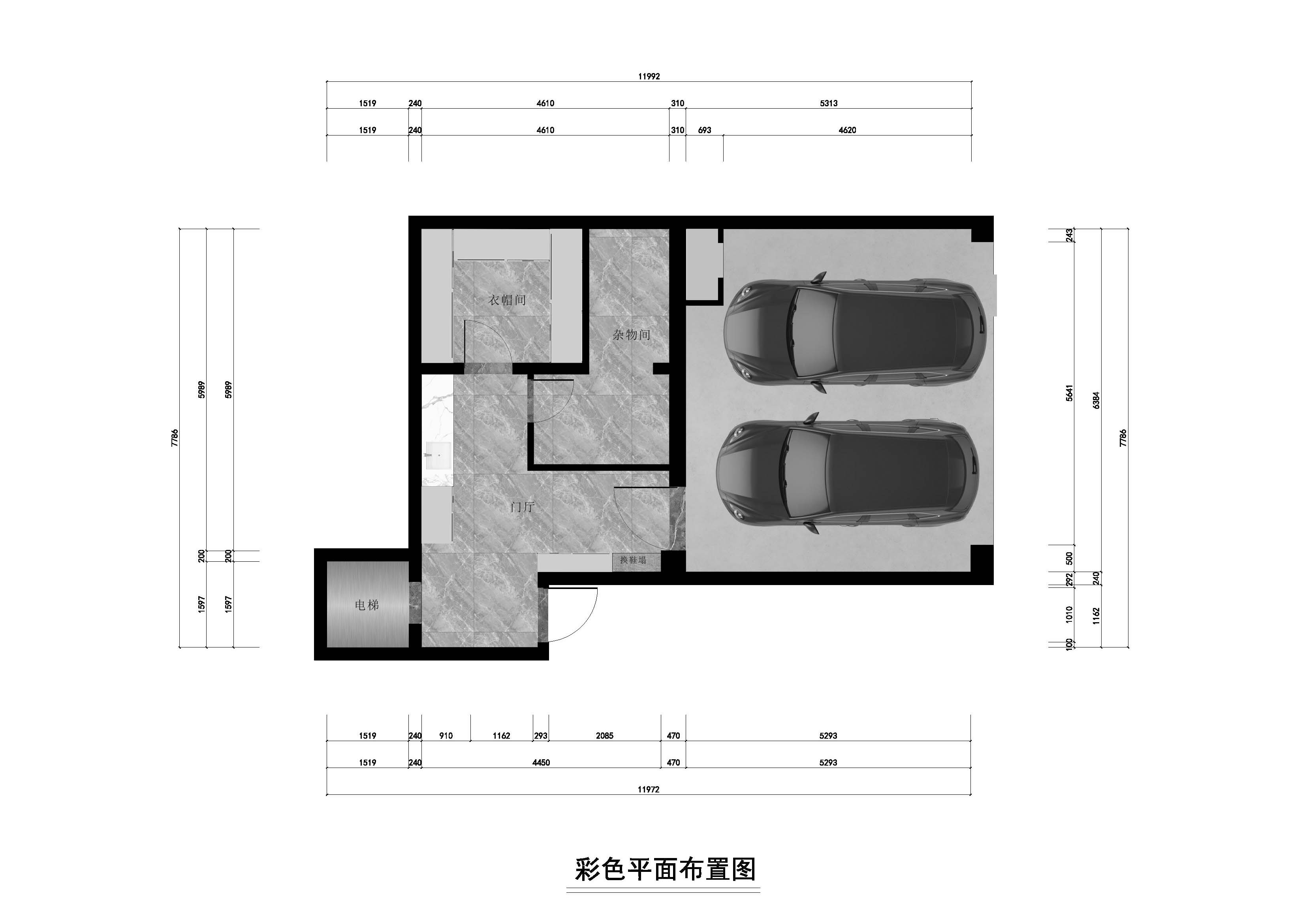 B2彩色平面圖