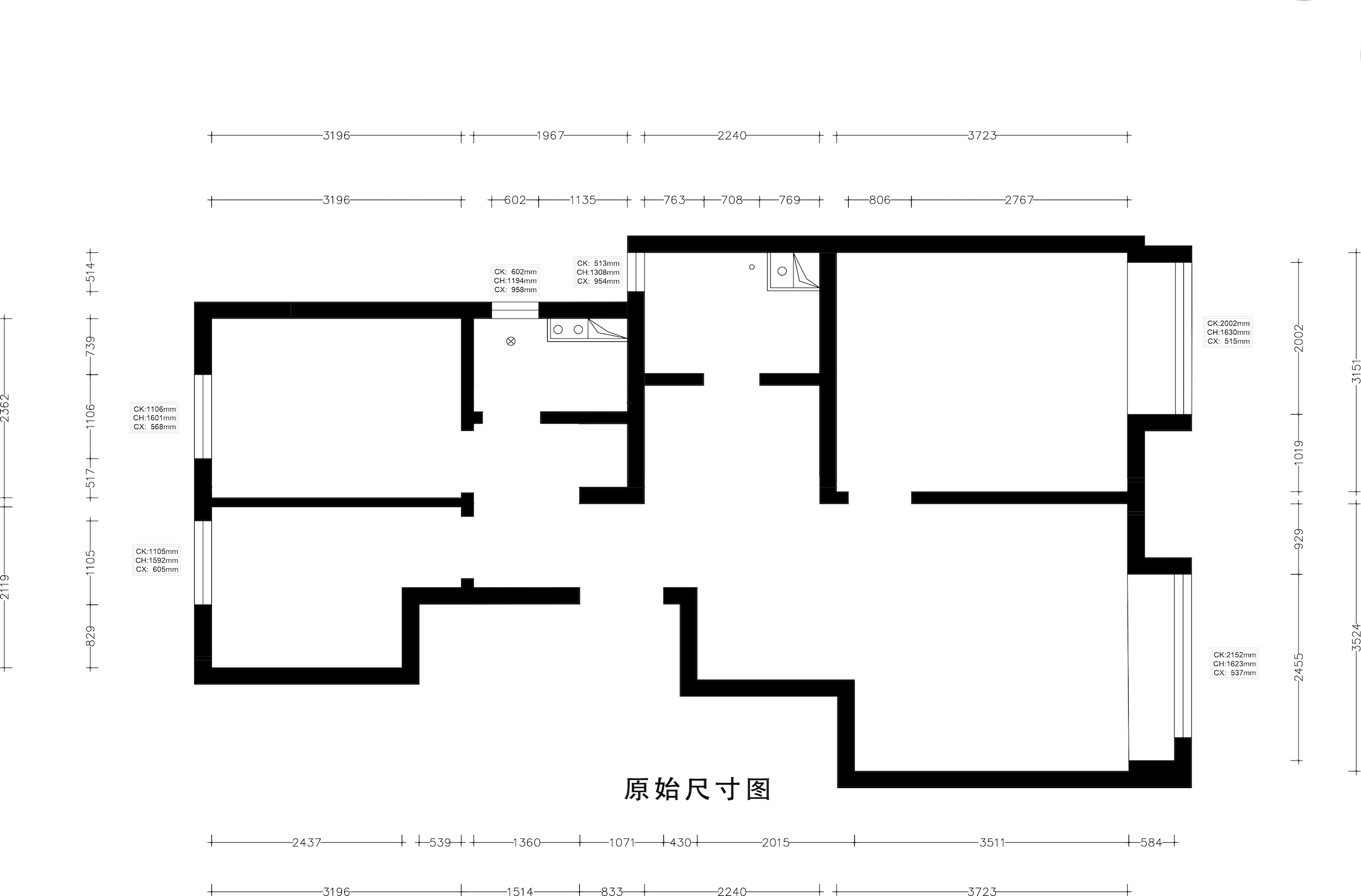 原始結(jié)構(gòu)圖