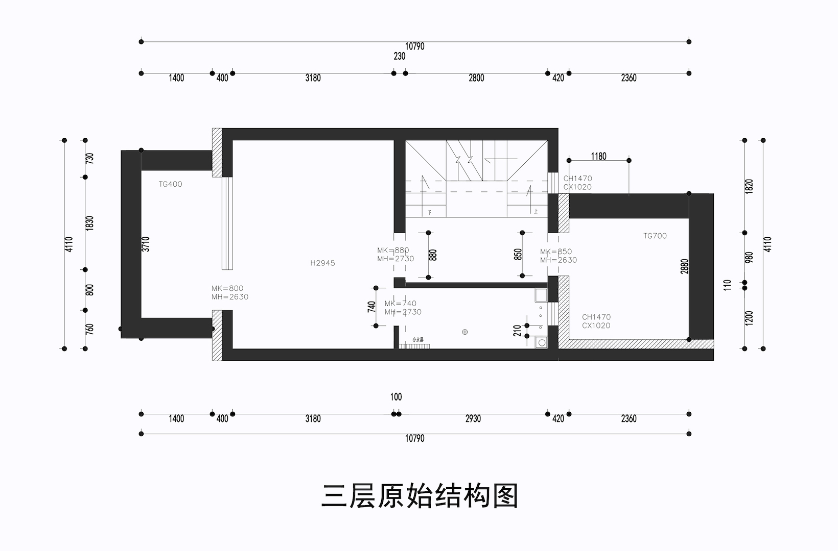 三層原始結構圖