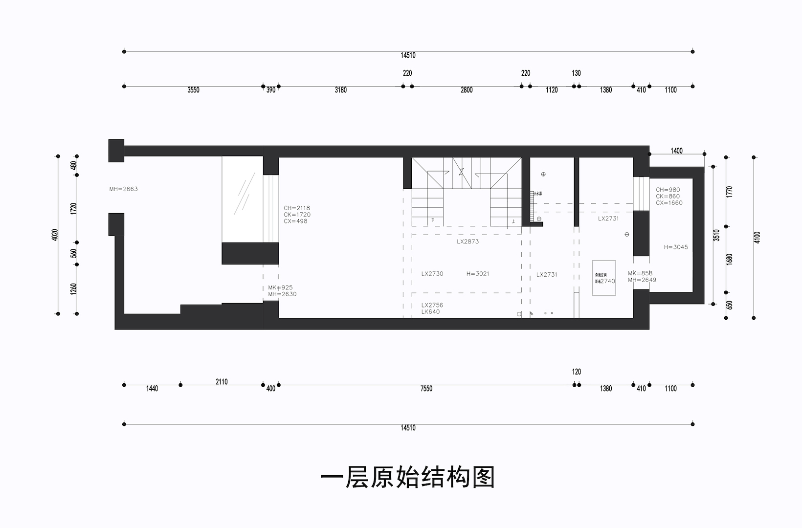 一層原始結構圖