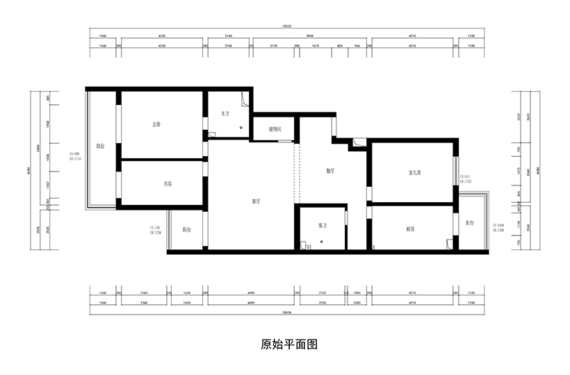 原始結(jié)構(gòu)圖