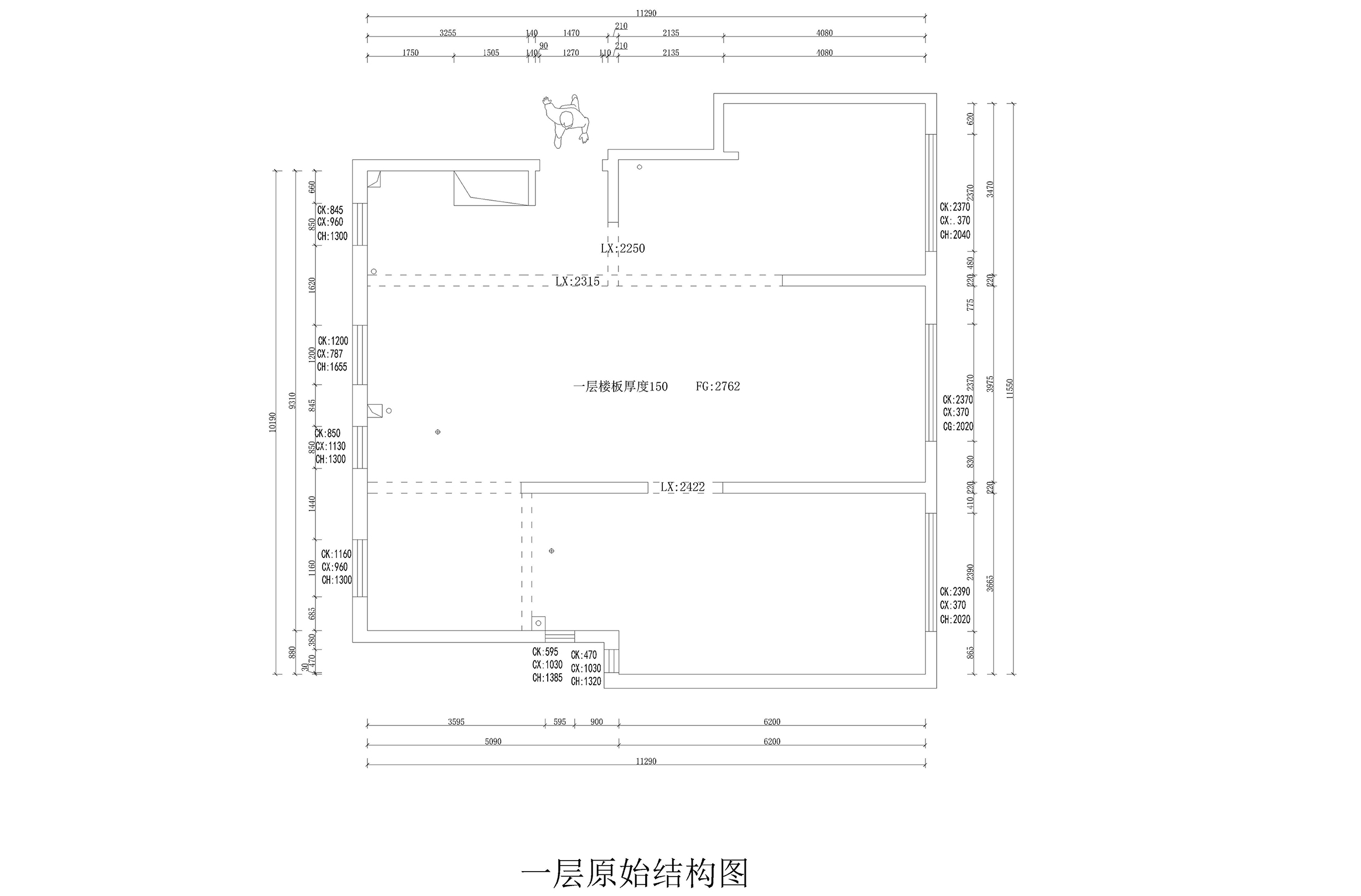 一層原始結構圖