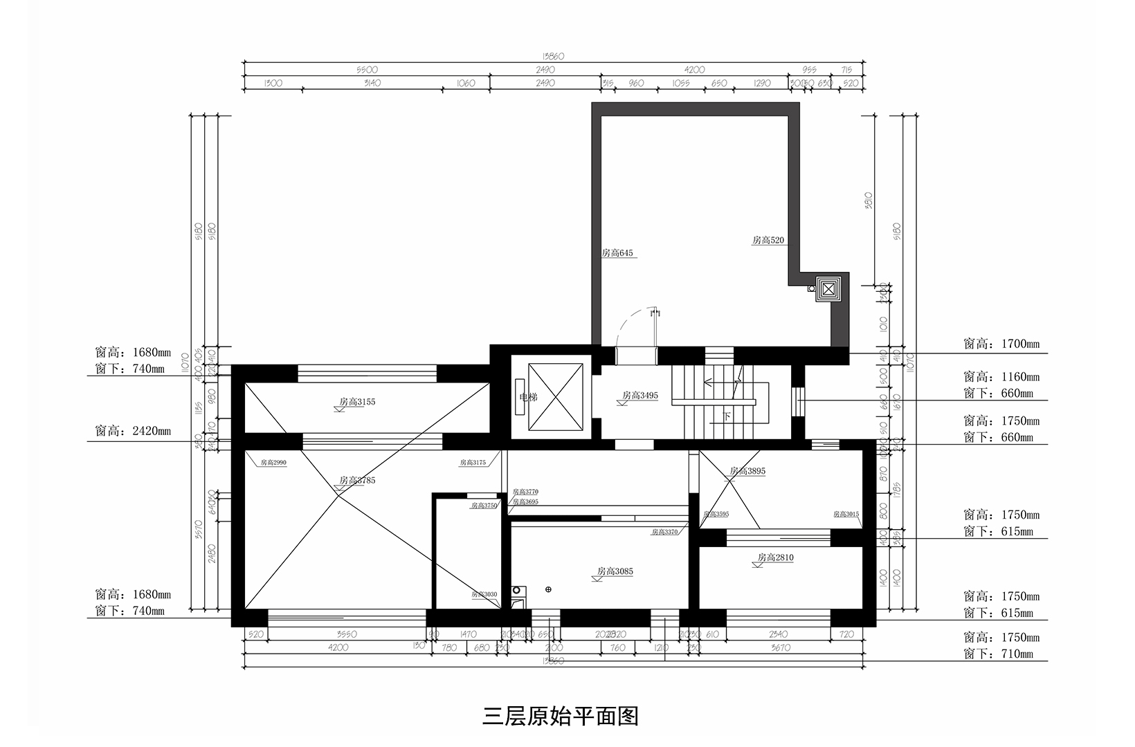 三層原始結(jié)構(gòu)圖