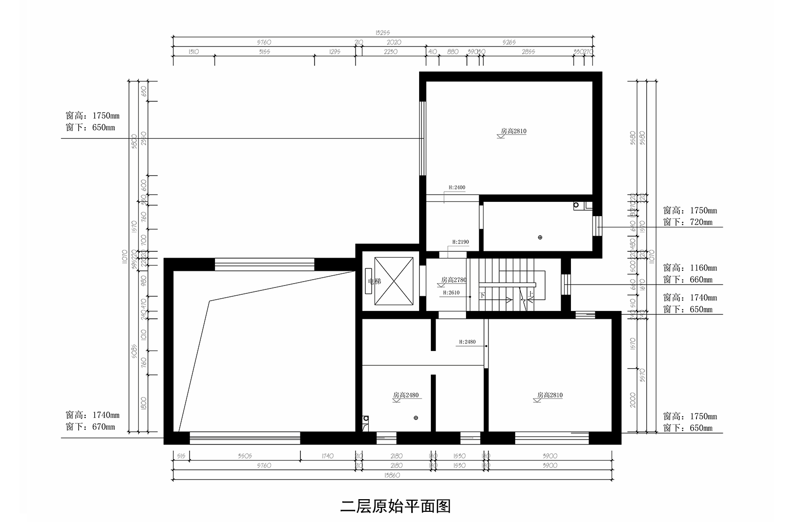 二層原始結(jié)構(gòu)圖