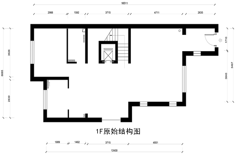 1F原始結(jié)構(gòu)圖