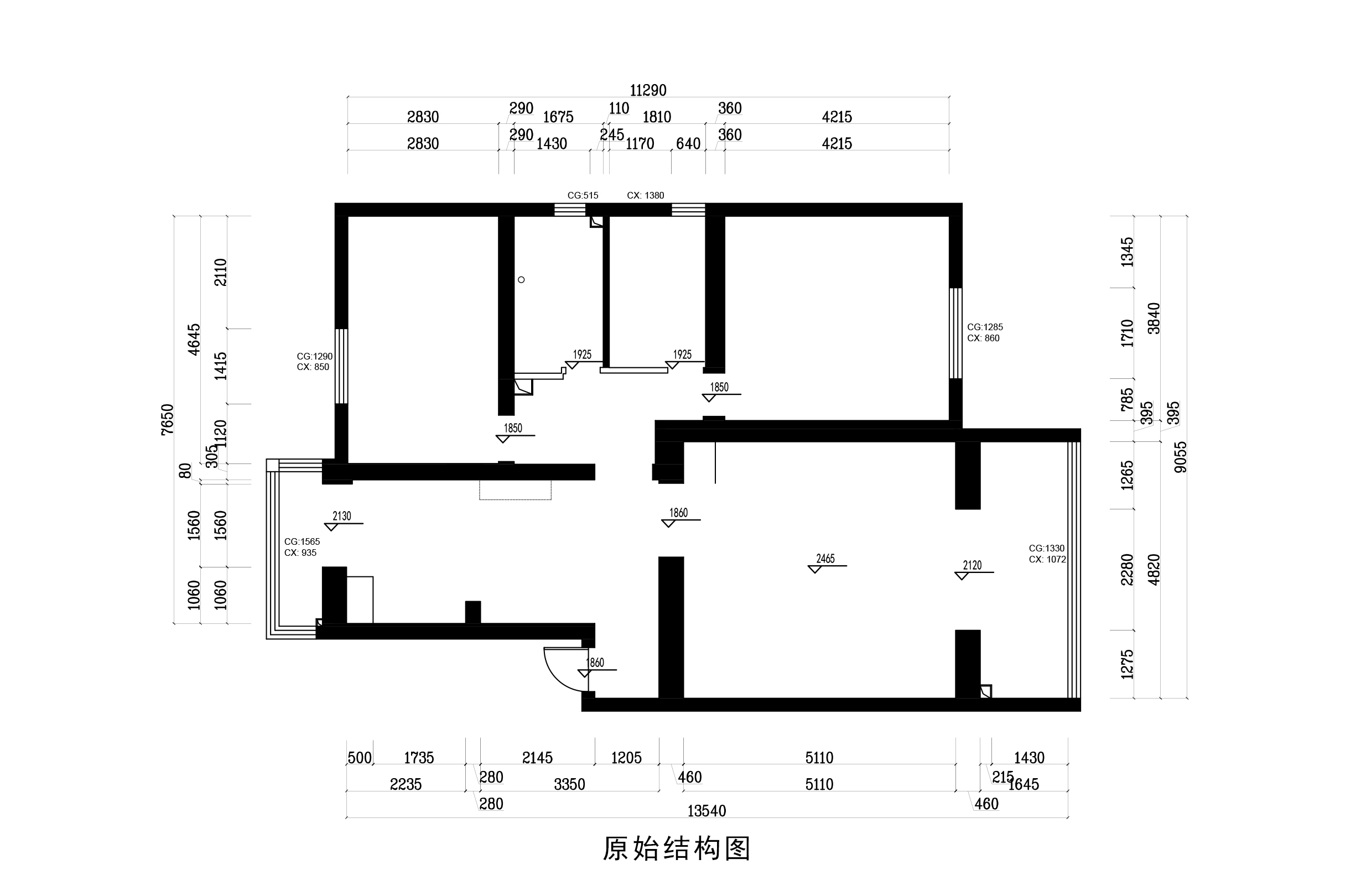 原始結構圖