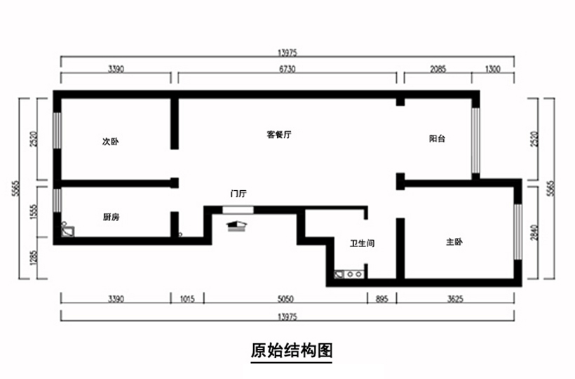 原始結(jié)構(gòu)圖