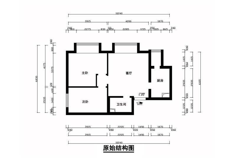 原始結(jié)構(gòu)圖