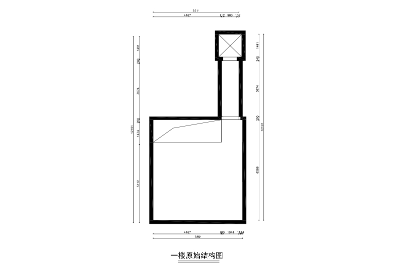 一層原始結構圖