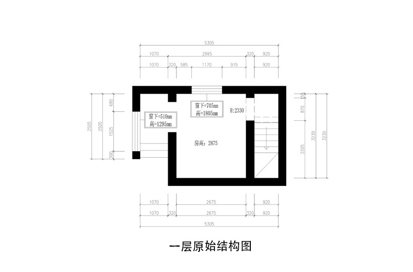 一層原始結構圖